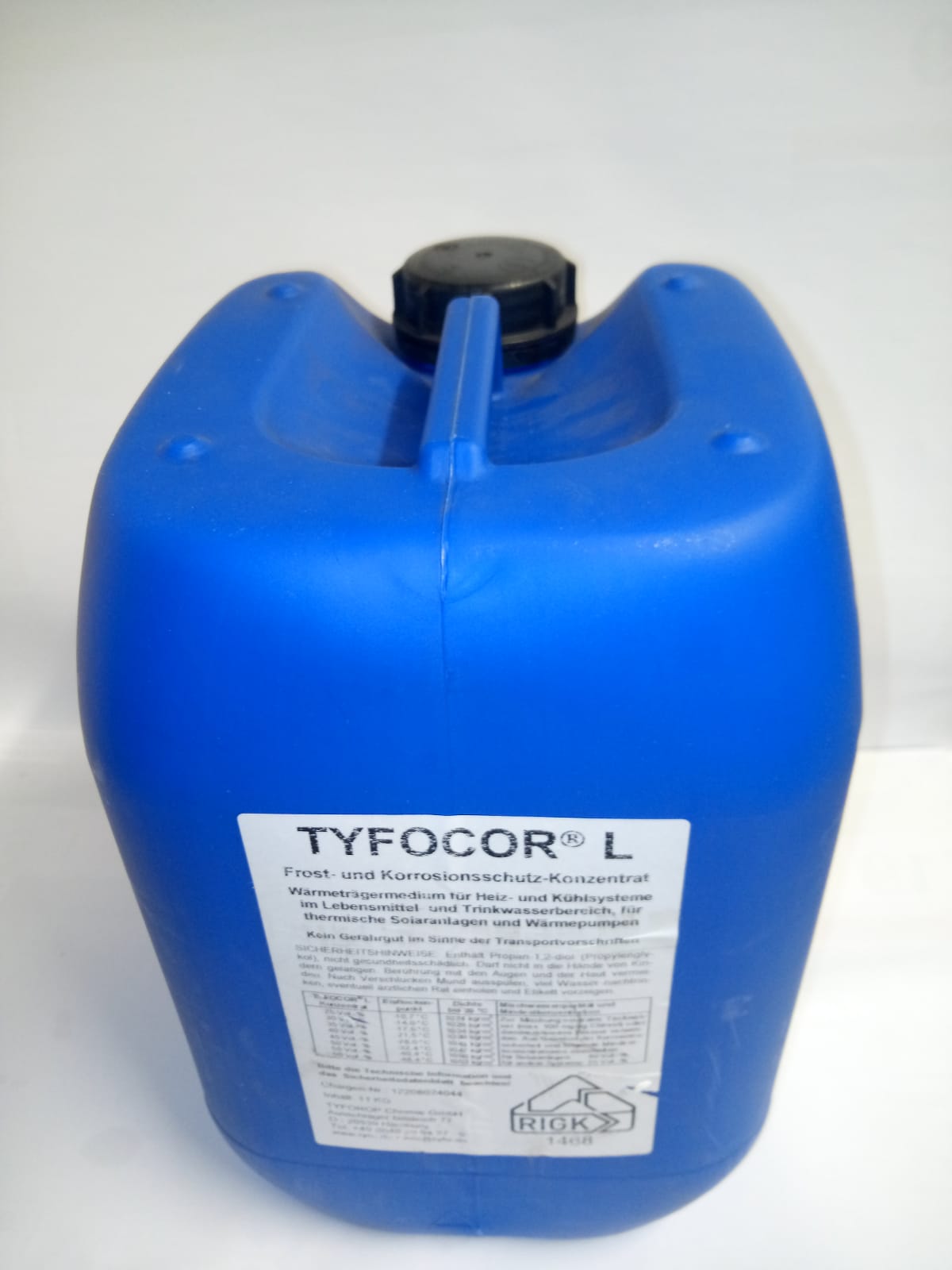 Wärmeträgermedium 3129946 comfort Konzentrat TYFOCOR-L 10,4l/11kg Konzentrat