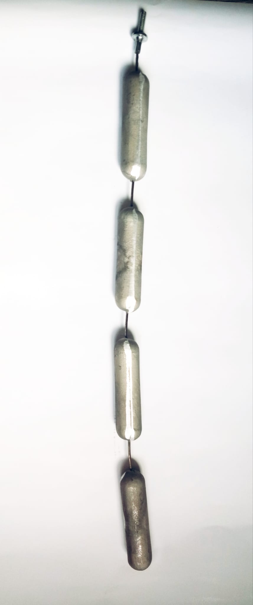 Glieder-Kettenanode 4 Glieder ø33mm L=650mm m. Gewinde M8x30