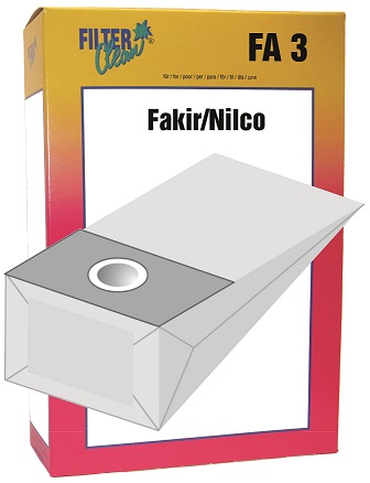 Staubsaugerbeutel FA3 Papierfilter Fakir-Nilco