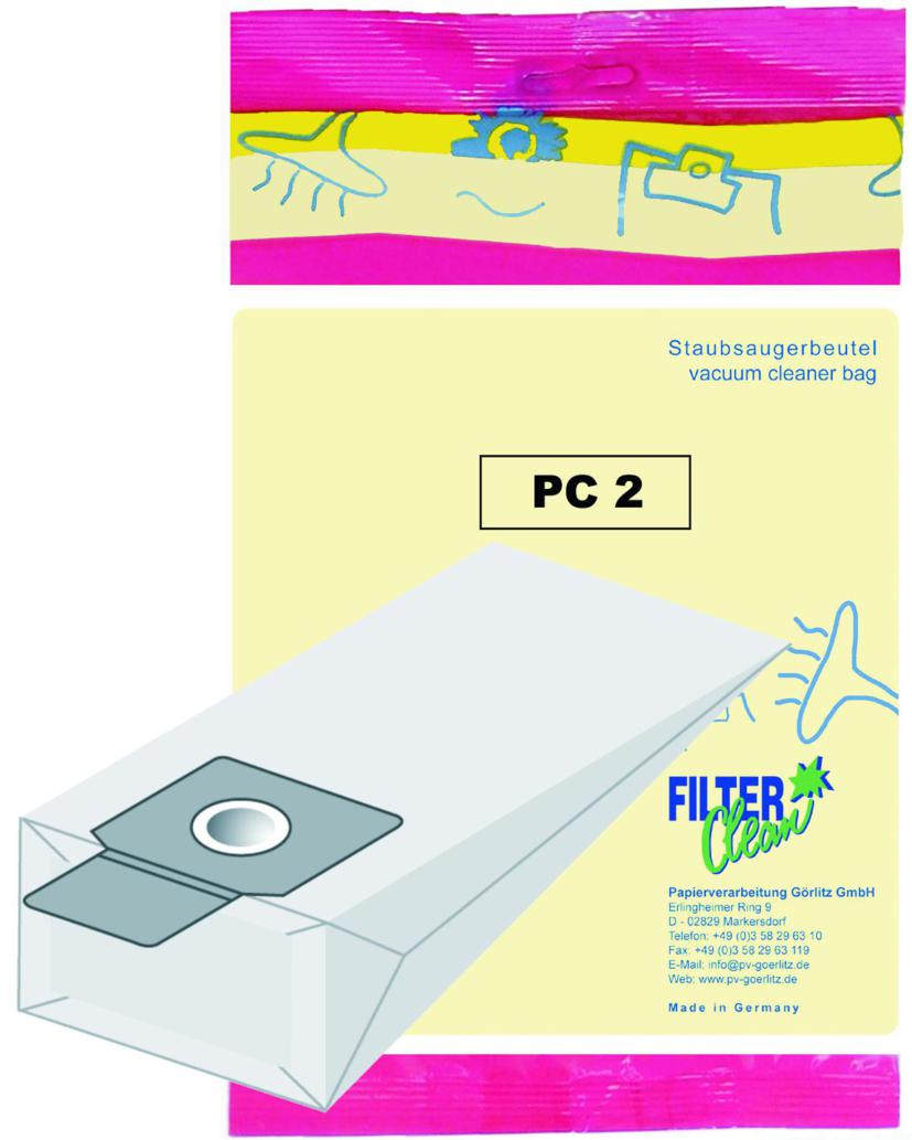 Staubsaugerbeutel PC2 Papierfilter Panasonic