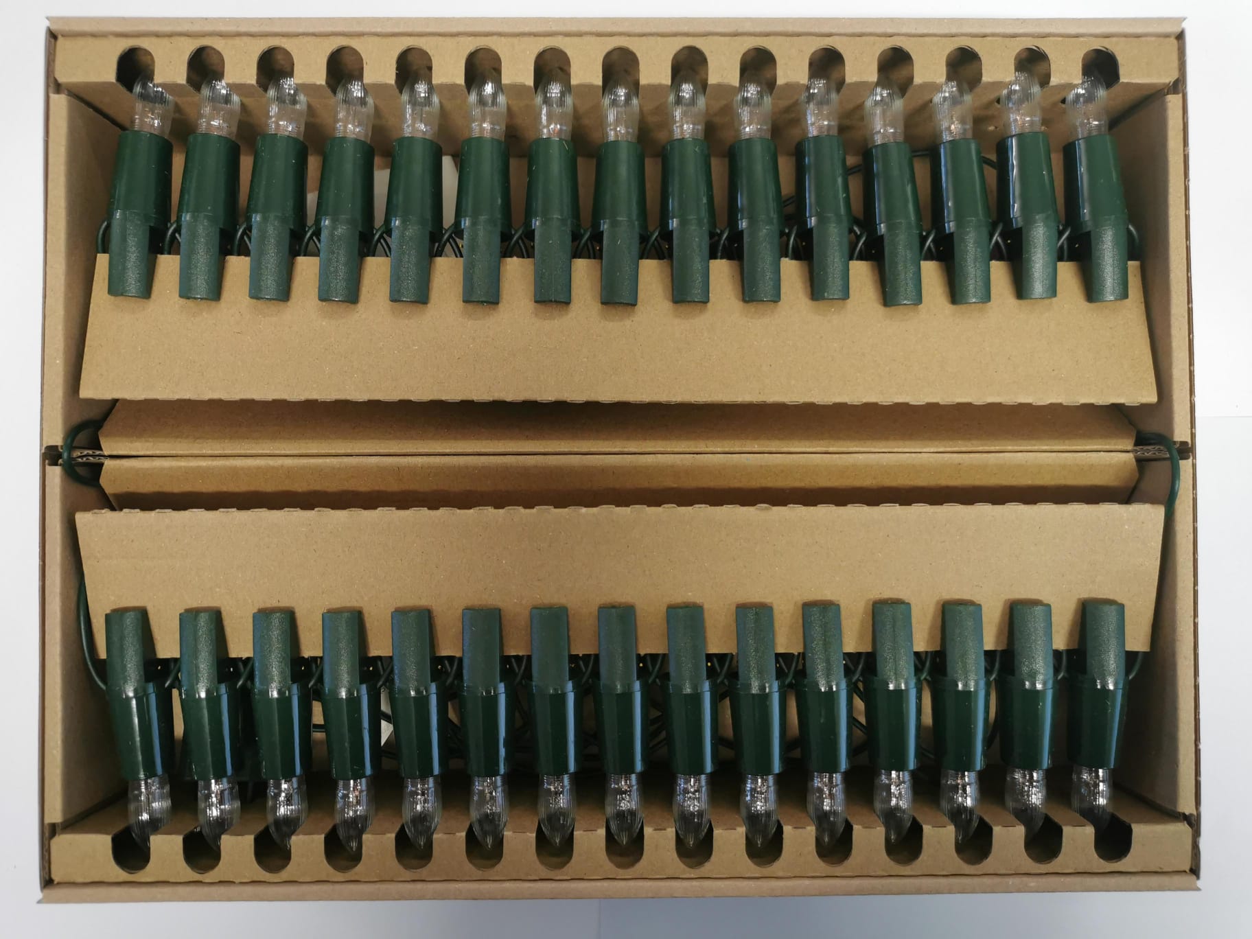 Innenlichterkette 30 Spitzkerzen 96731, 60cm Kerzenabstand