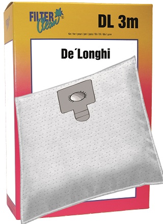 Staubsaugerbeutel DL3m Mikrovlies De`Longhi