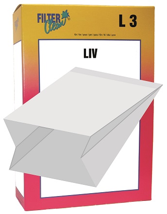 Staubsaugerbeutel L3 Papierfilter LIV Hydro, Aqua Star