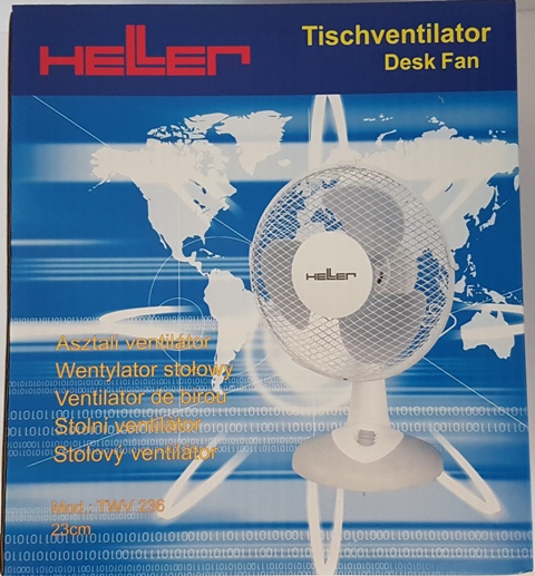 Tischventilator TWV236 23 cm ø 30W 3 Stufen