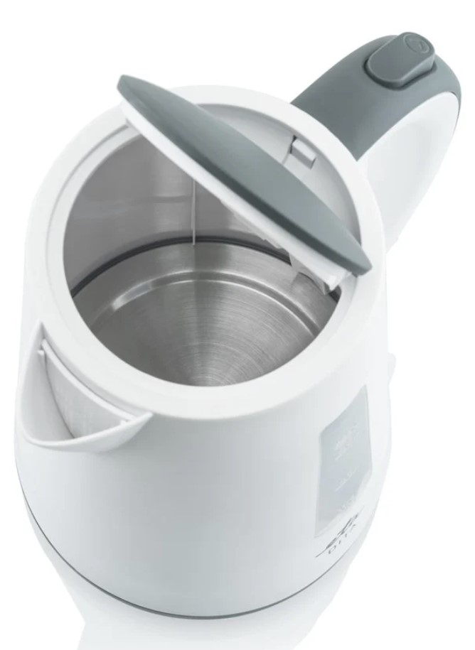 Wasserkocher Dita 1,7l,  2200W, Omega weiss/grau