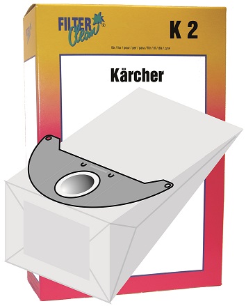 Staubsaugerbeutel K2 Papierfilter Kärcher