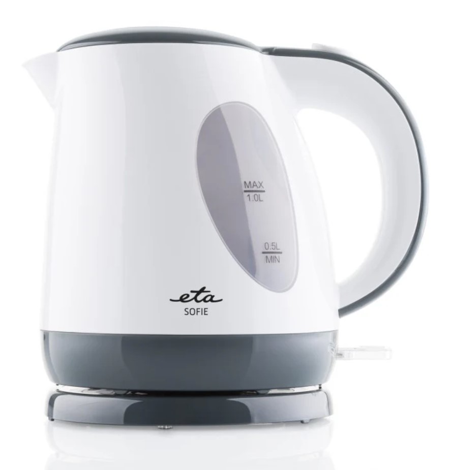 Wasserkocher Sofie 1,0L 2200W weiß/grau Omega ETA