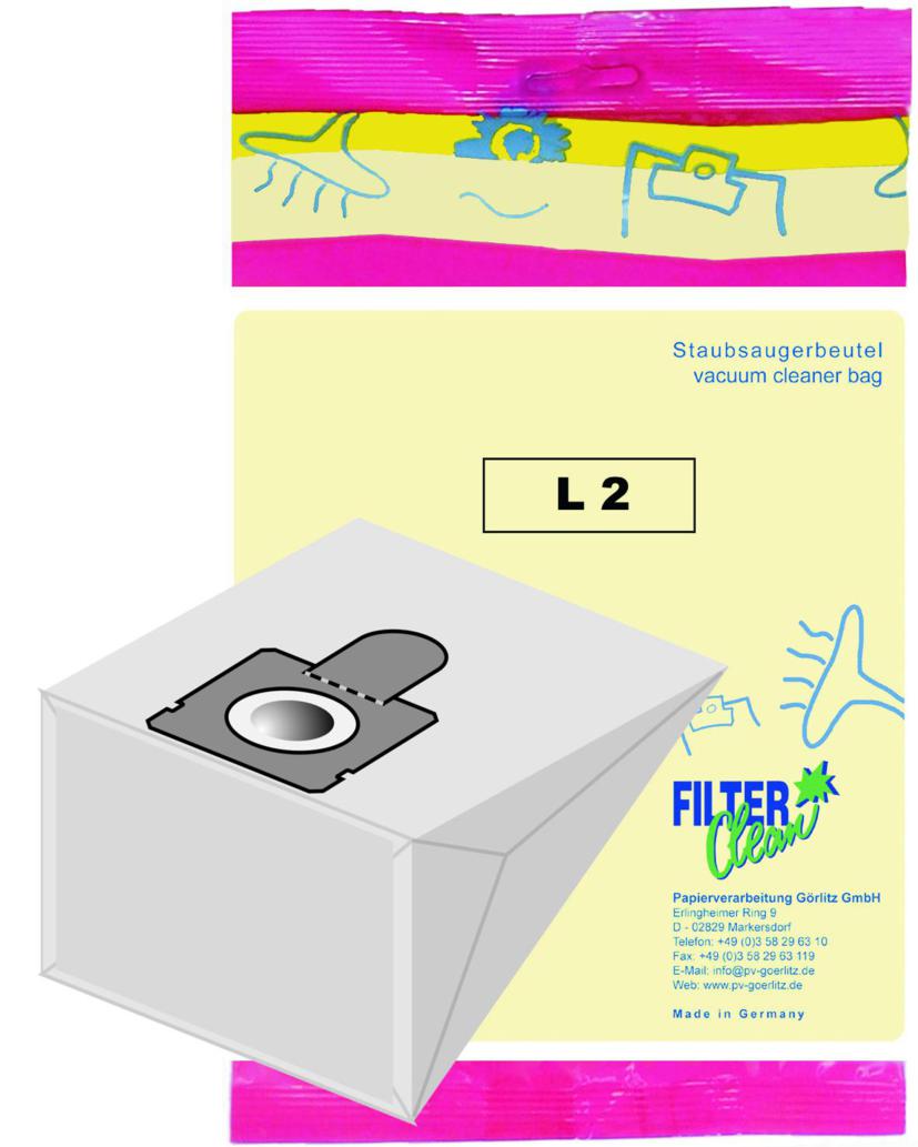Staubsaugerbeutel L2 Papierfilter LIV Rondo