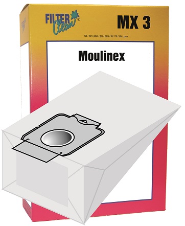 Staubsaugerbeutel MX3 Papierfilter Moulinex