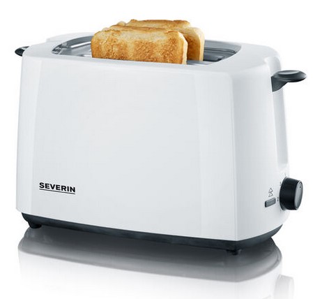 Toaster AT2286 Severin weiß