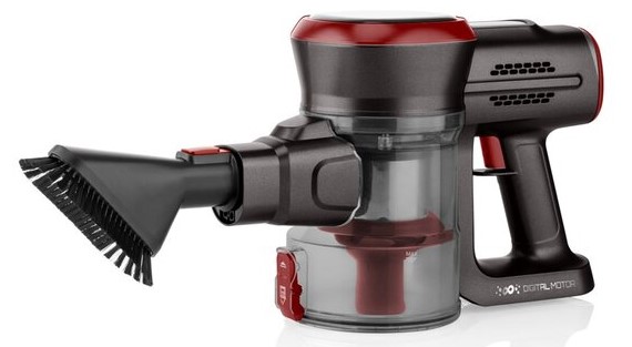 Hand- u. Akkustaubsauger Fenix 2in1 ETA/Omega 24,2V mit LED Beleuchtung rot