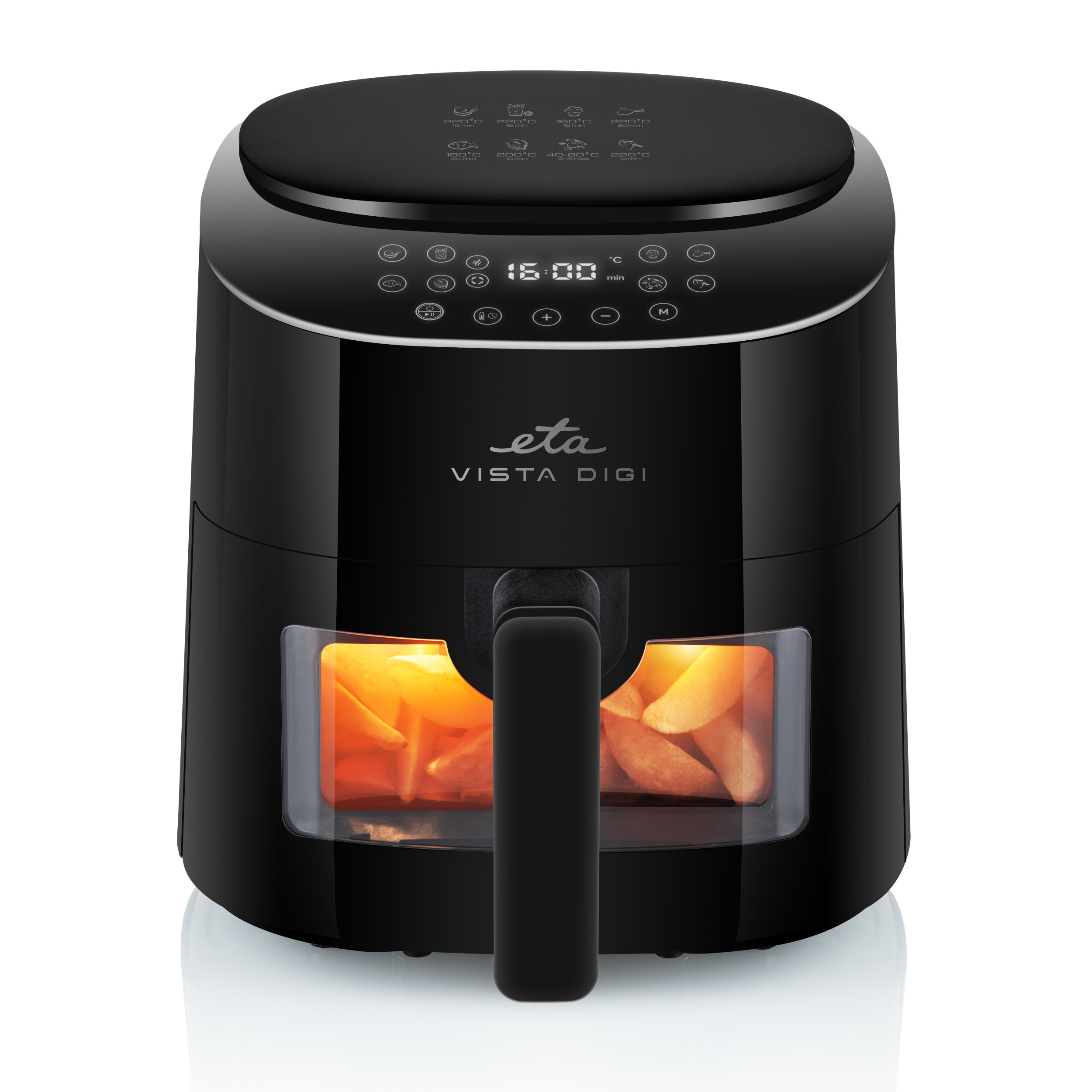 Heißluftfritteuse Vista Digi  1300 W • Stufenlose Temperatureinstellung von 40–2