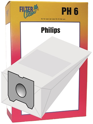 Staubsaugerbeutel PH6 Papierfilter Triathlon