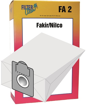 Staubsaugerbeutel FA2 Papierfilter Fakir-Nilco