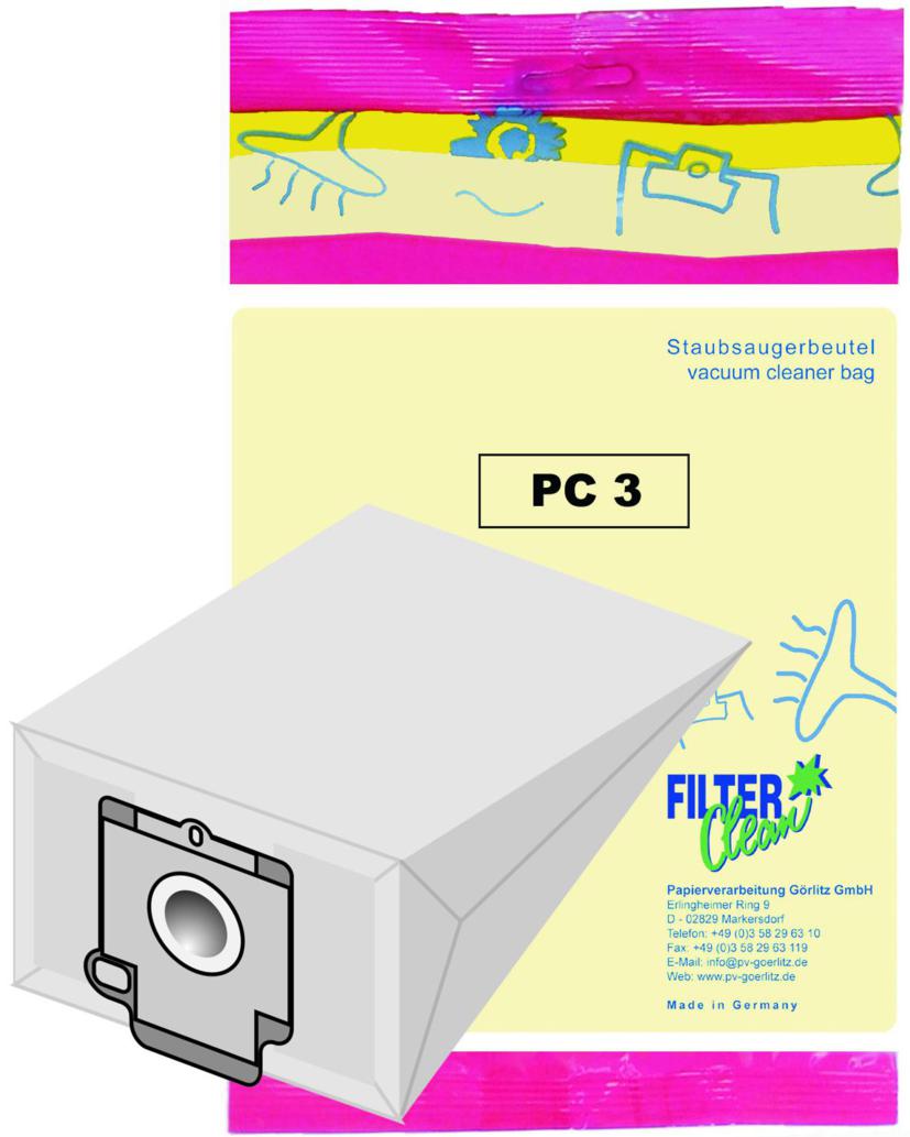 Staubsaugerbeutel PC3 Papierfilter Panasonic