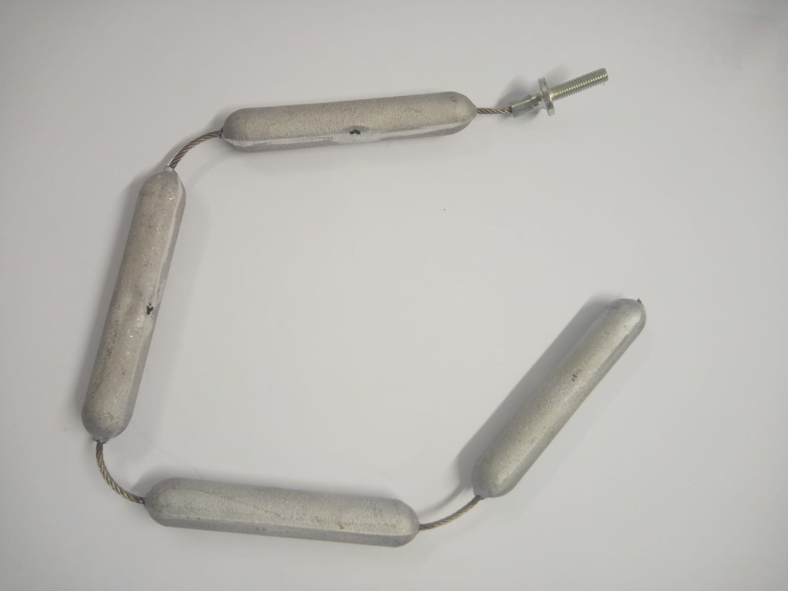 Gliederanode/Kettenanode 650mm  22 x 4 Glieder  M8x30