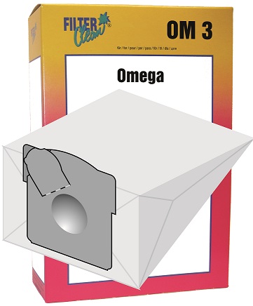Staubsaugerbeutel Omega 3 Papierfilter Omega