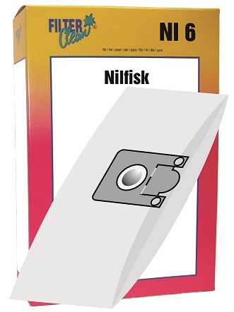 Staubsaugerbeutel NI6 Papierfilter Nilfisk