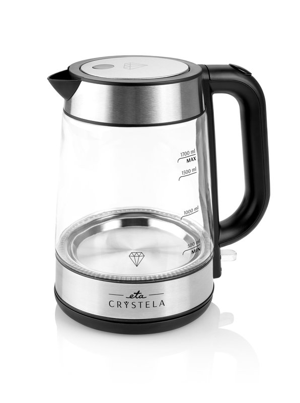 Wasserkocher CRYSTELA 6153 eta/Omega 1,7 Liter,2200W Glasoptik