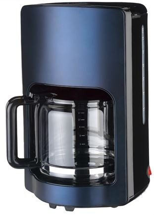 Kaffeeautomat Glaskanne CM1220 15 Tassen blau 1000W Efbe
