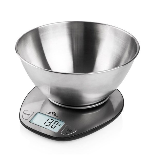 Digitale Küchenwaage DORI 677890000 Omega max 5kg Edelstahlschüssel