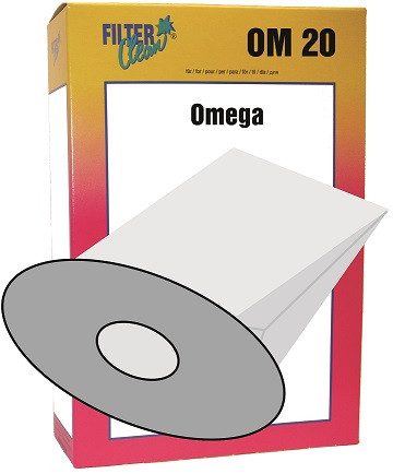 Staubsaugerbeutel Omega 20 Papierfilter Practic